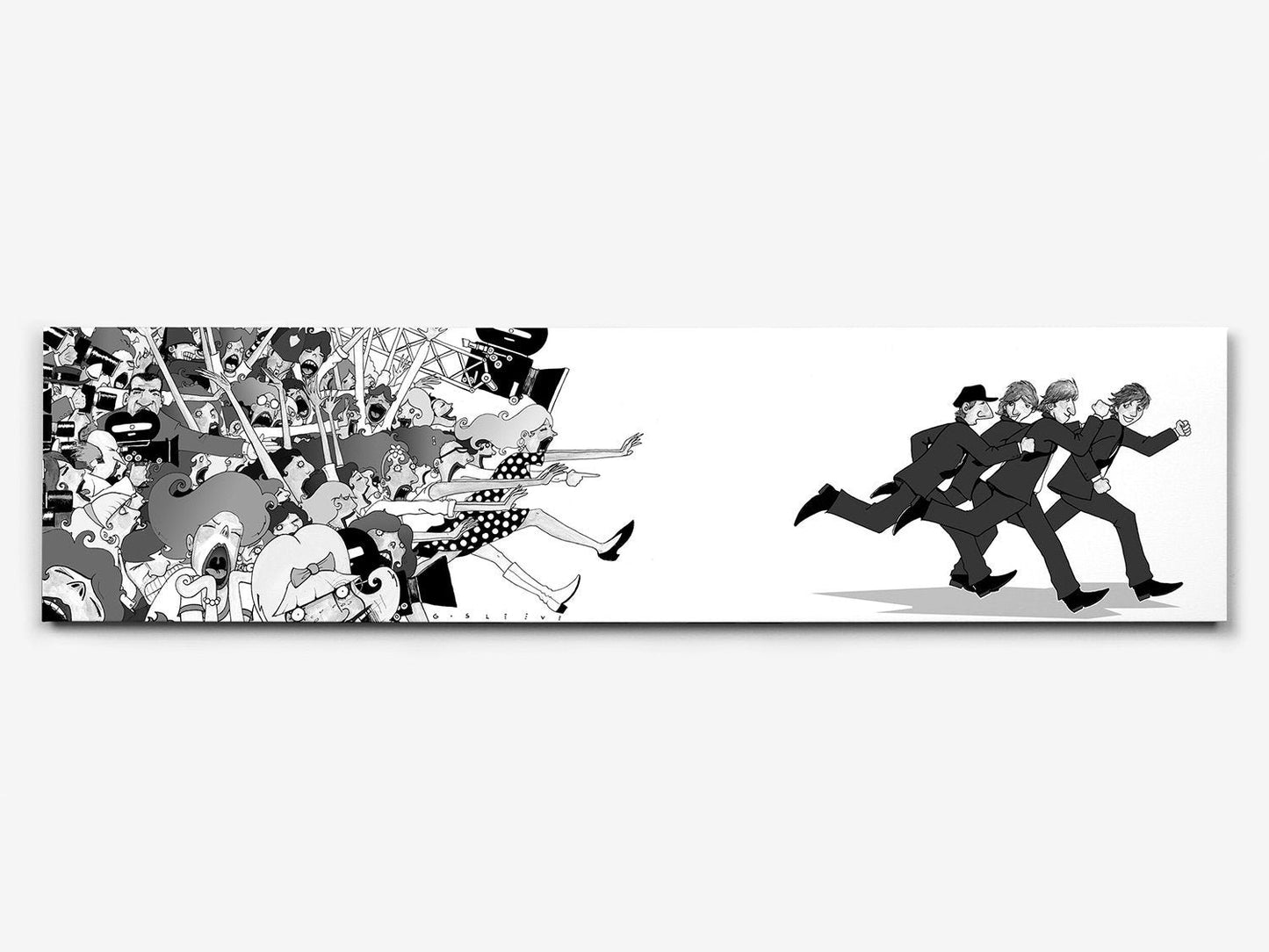 Hard Day's Night, The Beatles - Museum Quality Giclee Canvas Print Stretched