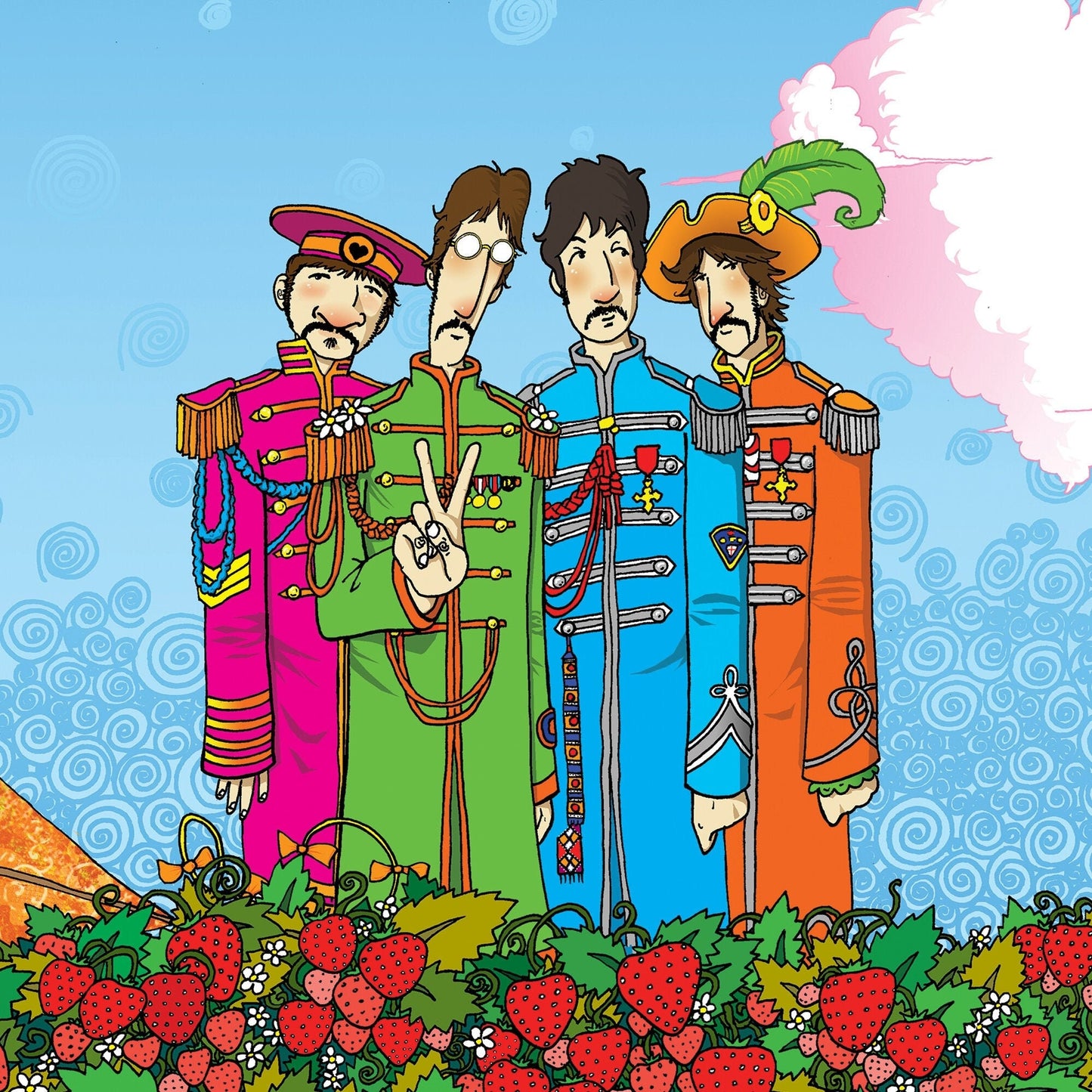 Strawberry Fields, The Beatles -David Gildersleeve- Museum Quality Giclee Canvas Print Stretched