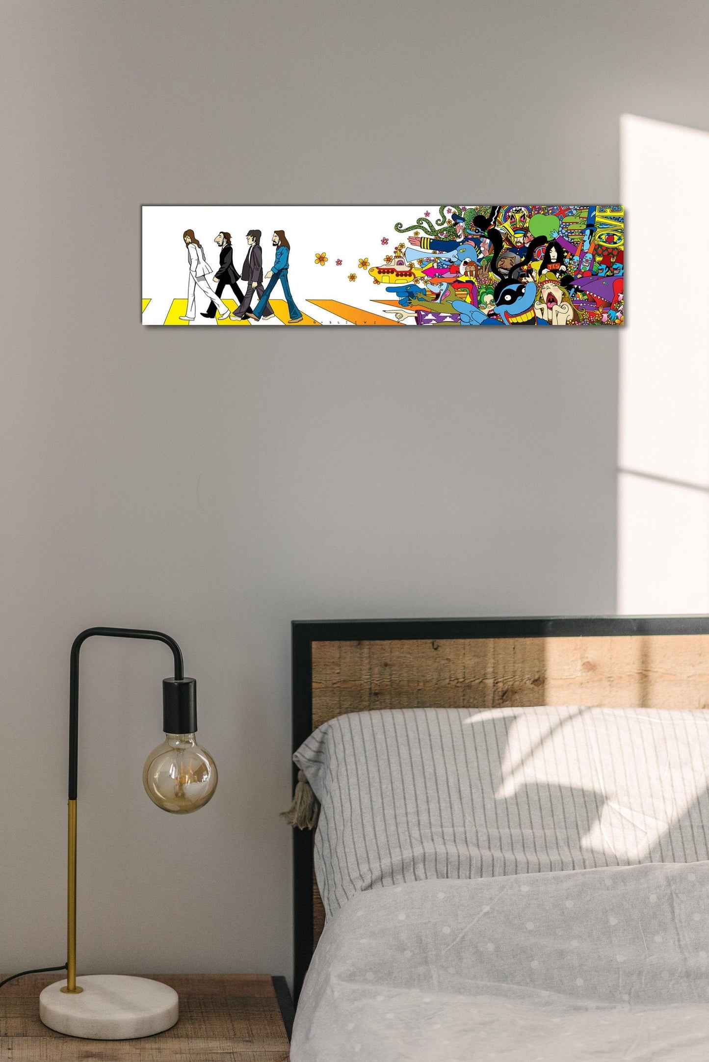 The Beatles Abbey Road Art - David Gilderdleeve-Museum Quality Giclee Canvas Print Stretched